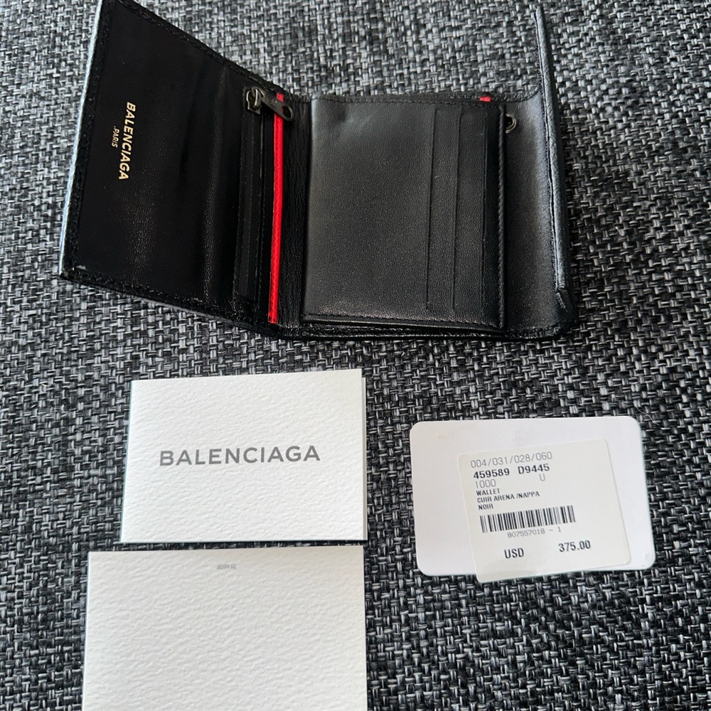Balenciaga Red Arena Wallet - Picture 5 of 6
